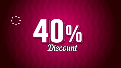 Discount Sale Promotion Offer Animation Sell Background Shopping