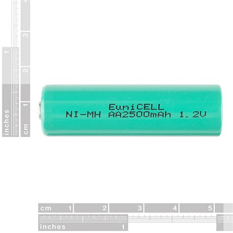 2500 mAh NiMH Battery - AA - RoboShop BD