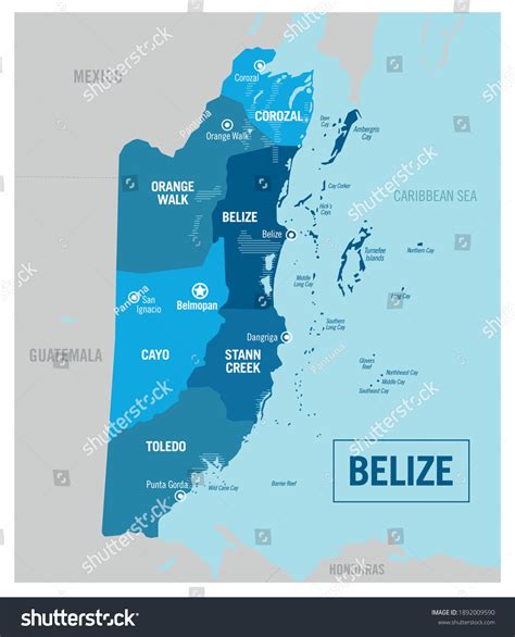map of belize and islands 7