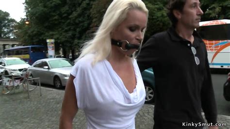 Busty German Milf Banged In Public Places