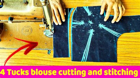 Tucks Blouse Cutting And Stitching Karna Sikhe Simple Tucks