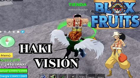 Como Conseguir El Haki De Visi N En Blox Fruits Roblox Youtube