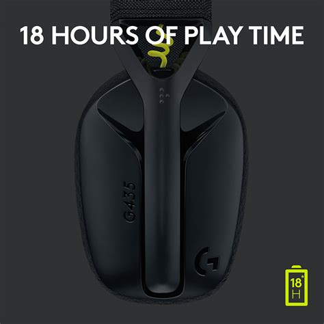 Logitech G435 Lightspeed Wireless and Bluetooth Gaming Headset - Black ...
