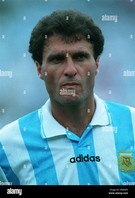 OSCAR RUGGERI ARGENTINA & VELEZ SARSFIELD FC 01 August 1994 Stock Photo ...