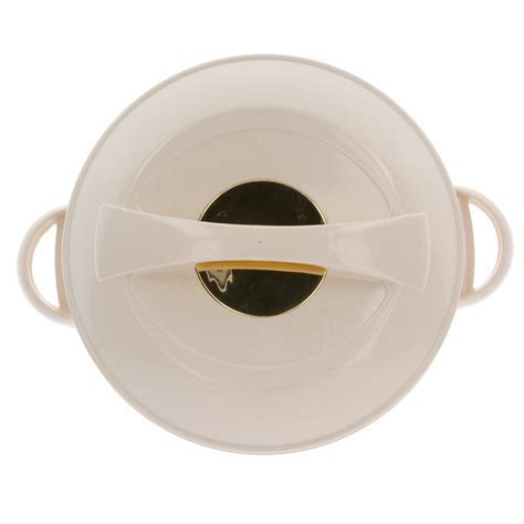 3PC Hot Pot Food Warmer Set Insulated Casserole Serving Dish Container Round