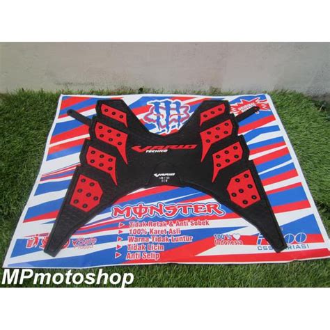 Jual Jual Karpet Bordes Vario 150 Black Red Ori Shopee Indonesia