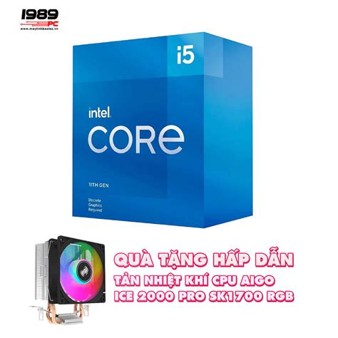 Cpu Intel Core I5 11400f 26ghz Turbo Up To 44ghz 6 Nhân 12 Luồng