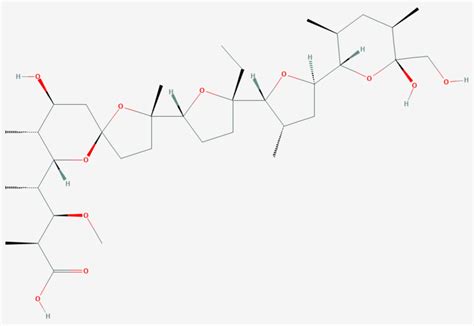 Monensin (Strukturformel) - DocCheck