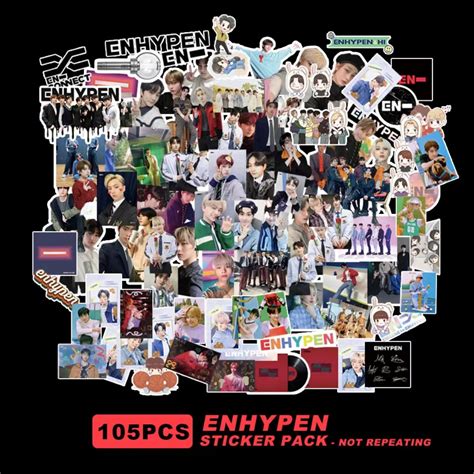 enhypen sticker pack bundle  pcs fan  enhypen universe