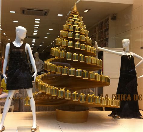 Idéias para decoração de vitrines de Natal Del Carmen