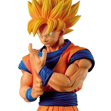 Figura Goku Super Sayajin Dragon Ball Z Solid Edge Works Cm Bandai