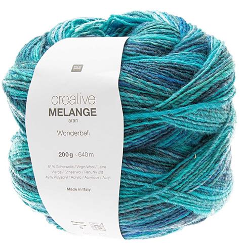 Rico Creative Melange Aran Wonderball New Colours Available