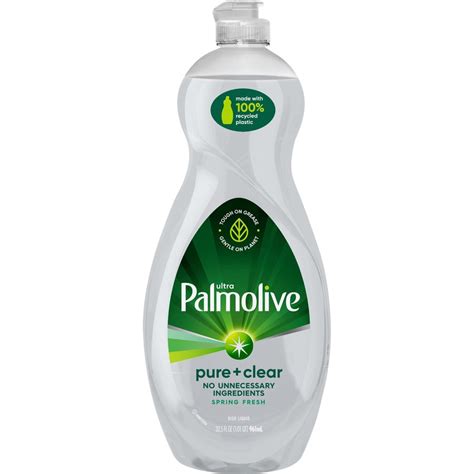 Palmolive Pure Clear Ultra Dish Soap Liquid 32 5 Fl Oz 1 Quart