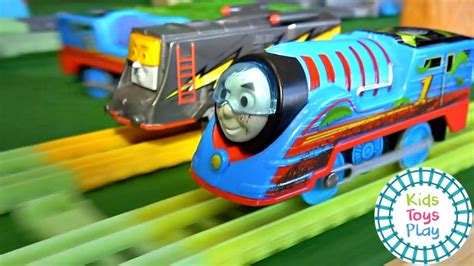 Thomas And Friends Turbo Speed Trackmaster Races Youtube