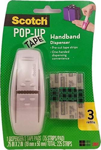 Amazon Scotch Pop Up Tape Handband Dispenser X Inches