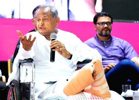 Rajasthan Chief Minister Ashok Gehlot Addresses A Press Conference