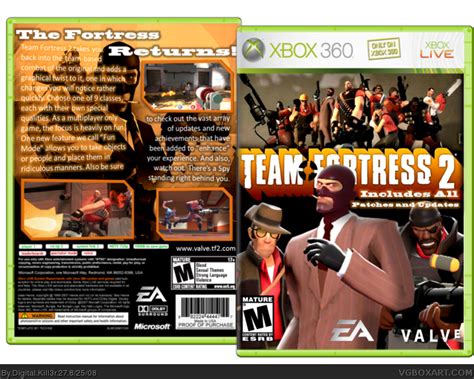 Team Fortress 2 Xbox 360 Box Art Cover By Digital Kill3r 27