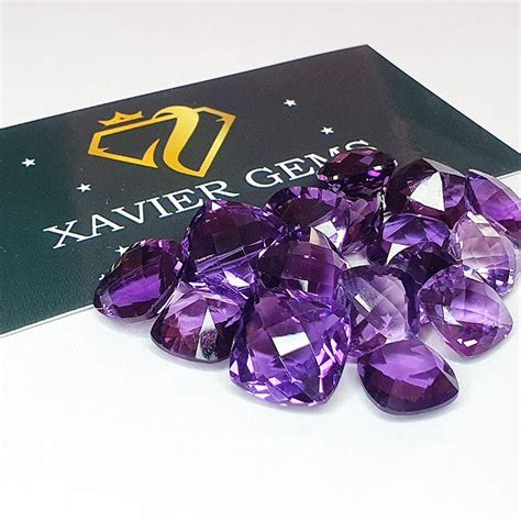 Ametista Pedra lapidada coração Natural Qualidade extra AAA Amethyst