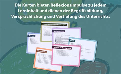 Kartenset Grundschulunterricht Lernwirksam Und Nachhaltig Reflektieren