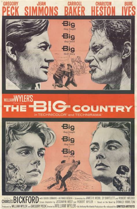 The Big Country Movie Poster Print (11 x 17) - Item # MOVAE5320 ...