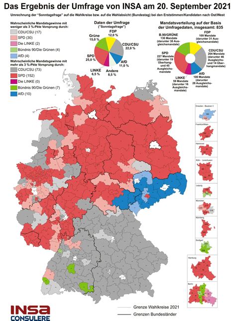 Deutschland Wählt on Twitter BUNDESTAGSWAHL INSA Wahlkreiskarte zur