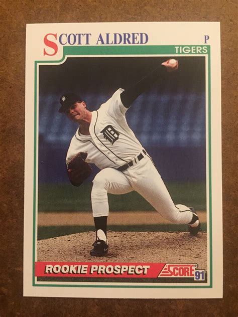 Scott Aldred Rookie Prospect Score Mlb Baseball Trading Card