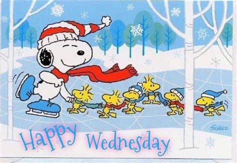 Snoopy Ice Skating Happy Wednesday Pictures Photos And Images For