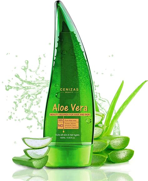 Cenizas 99 Pure Paraben Free Aloe Vera Gel For Face Skin And Hair