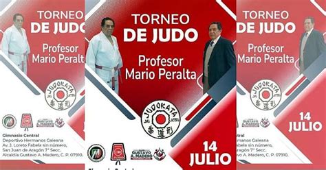 Club Judokata realizará Torneo de Judo Profesor Mario Peralta en CDMX