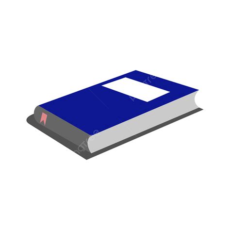 Gambar Ikon Buku Biru Terisolasi Book Pendidikan Ikon Png Dan Vektor