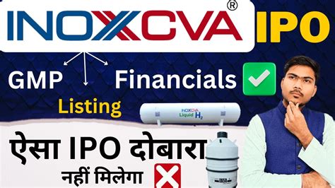 INOX CVA IPO Review INOX CVA IPO Analysis Inox Cva Inox Ipo