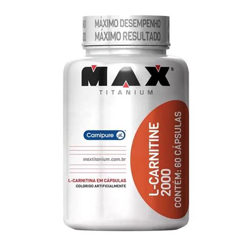 Suplemento En C Psulas Max Titanium L Carnitina Suplementos Para Masa