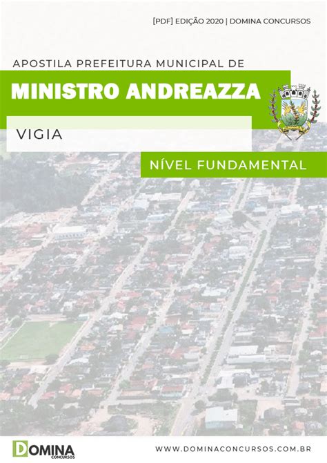 Apostila Concurso Ministro Andreazza RO 20 Vigia Domina