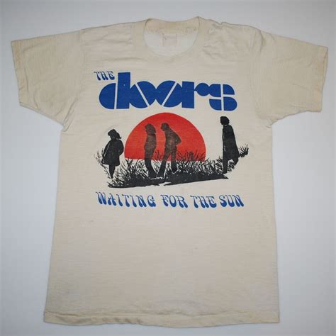 Original 1970s The Doors Waiting For The Sun Shirt | Tee shirts, Tees