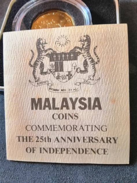 Malaysia 25th Anniversary Of Independence 500 Ringgit Gold Proof Coin