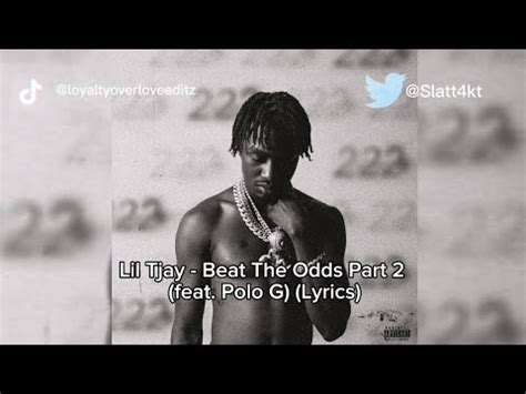 Lil Tjay Beat The Odds Part 2 Feat Polo G Lyrics YouTube