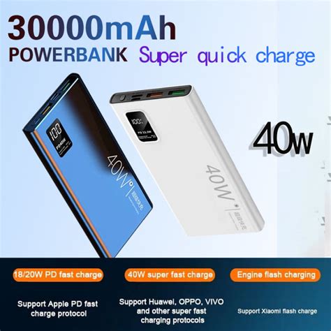 Sg Ready Stock W W Powerbank Mah Power Bank Fast Charging