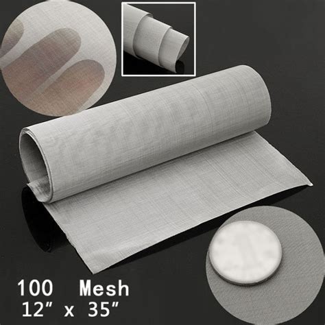 Toolstar 100200325500 Micron Mesh 12x243548inch 30x3090cm Stainless Steel Woven Wire Cloth