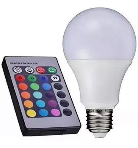 Lámpara LED de color con control remoto RGB de 10 W con efectos de 110