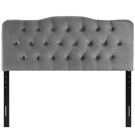 Annabel Diamond Tufted Performance Velvet Headboard