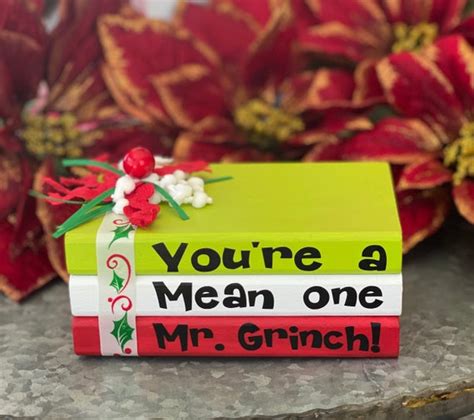 Youre A Mean One Mr Grinch Holiday Decor Christmas Etsy