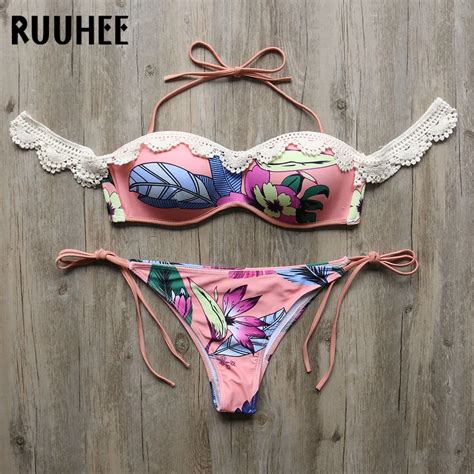 Aliexpress Buy Ruuhee New Bikini Swimwear Women Swimsuit Sexy