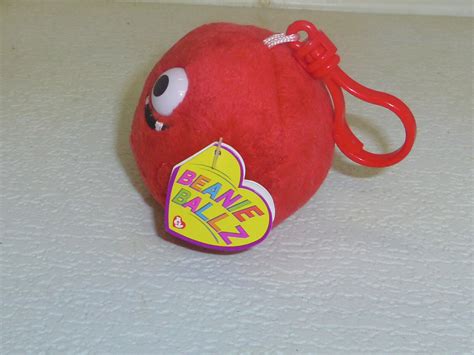 Muno Ty Beanie Babie Ballz Yo Gabba Gabba New 25in Keyclip Charm New