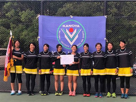 男女ともに鹿屋体育大学が優勝 2019九州大学テニスリーグ テニスマガジンonline｜tennismagazinejp