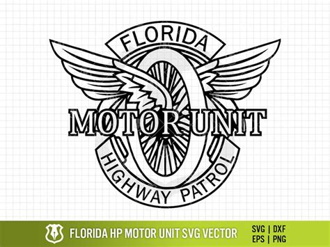 Florida State Patrol Motor Unit Logo, FL Highway Police, Trooper Seal ...