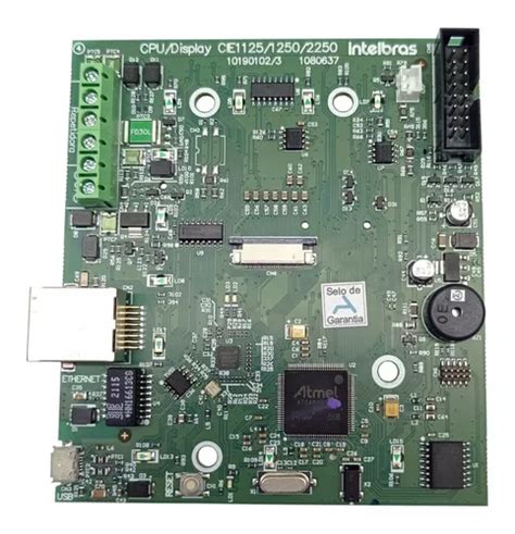 Placa Display Central Inc Ndio Intelbras Cie Frete Gr Tis