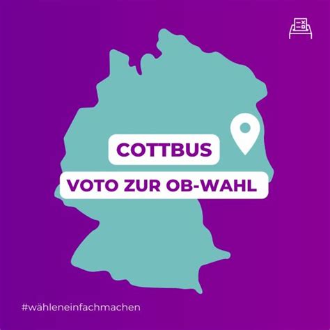 Wahlhilfe zur Oberbürgermeisterwahl Cottbus Am Sonntag 11 September