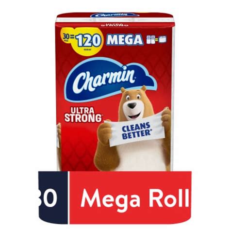 Charmin Ultra Strong Toilet Paper Tissue Mega Rolls, 30 rolls - Harris ...