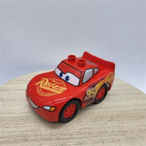 LEGO DUPLO DISNEY Pixar Cars Lightning McQueen Rusteze Retired Figure 2009 £15.05 - PicClick UK