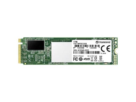 TRANSCEND TS1TMTE220S M.2 SSD 1TB NVMe, 2280, PCIe Gen3x4 Ssd cena ...